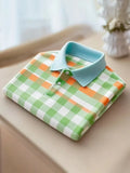 Lexington Crest Striped Executive Polo Shirt for Men