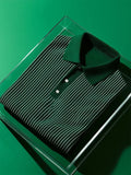 Belmont Harbor Striped Polo Shirt for Men