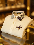 Winchester Heritage Stripe Long Sleeve Polo Shirt for Men