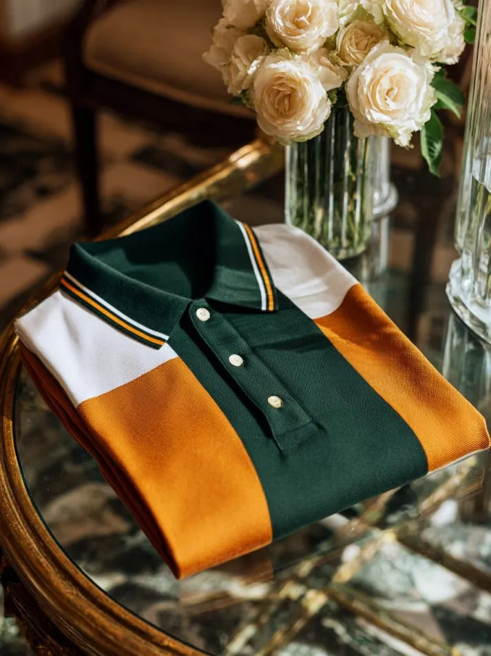 Riviera Crest Colorblock Signature Polo Shirt for Men