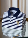 Riviera Line Signature Striped Polo Shirt for Men