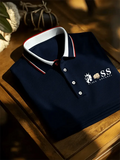 Vintage Script Heritage Polo Shirt for Men